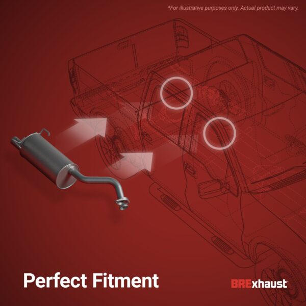 BRExhaust Direct-Fit Muffler Kit 108-0015