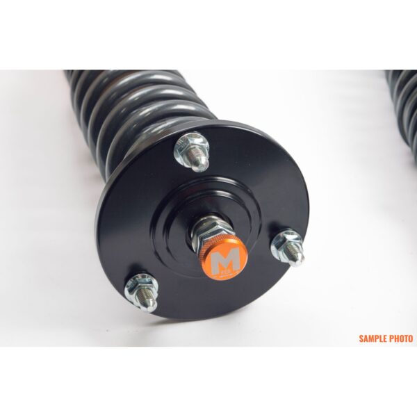 1WAY adjustable coilovers in rebound and rideheight, incl. springs and topmounts