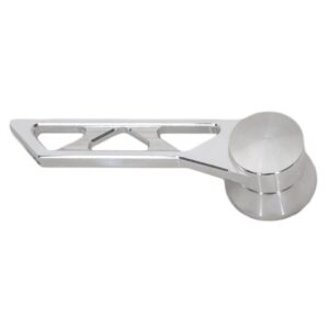 Universal Door Handle for Pre-1948 GM; Clearcoat; Triangular