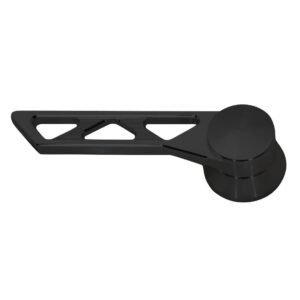 Universal Door Handle for Pre-1948 GM; Black; Triangular