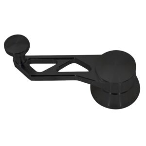 Quarter Window Crank; Pre-1948 GM; Triangular; Black