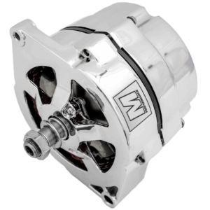 March Ultra Series 10SI Alternator, 140 Amp, 12V, 1 Wire Install, Polished