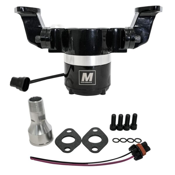 Big Block Chevy Electric Water Pump, Black, 35 GPM, 12V