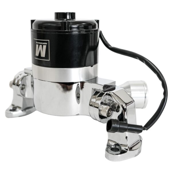 Small Block Chevy Electric Water Pump, Chrome, 35 GPM, 12V