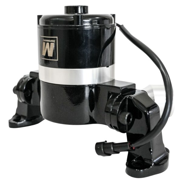 Small Block Chevy Electric Water Pump, Black, 35 GPM, 12V