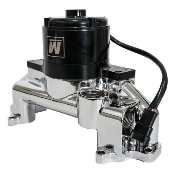 Chevy LS Electric Water Pump, Chrome, 35 GPM, 12V