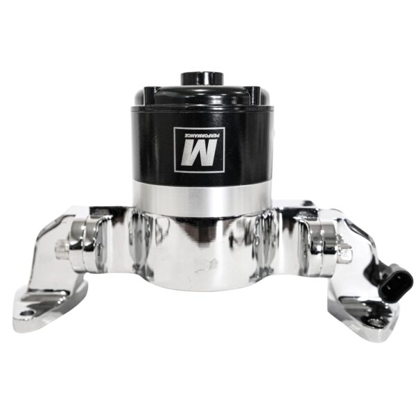 Big Block Ford Electric Water Pump, Chrome, 35 GPM, 12V