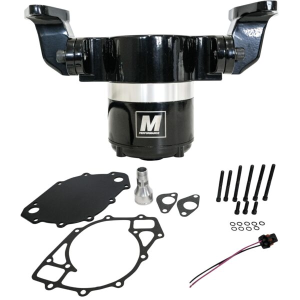 Big Block Ford Electric Water Pump, Black, 35 GPM, 12V