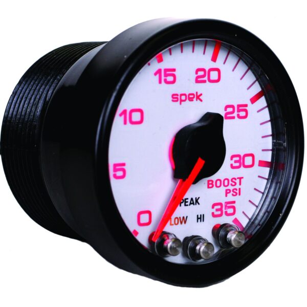 2-1/16 in. BOOST, 0-35 PSI, SPEK-PRO, WHITE/BLACK