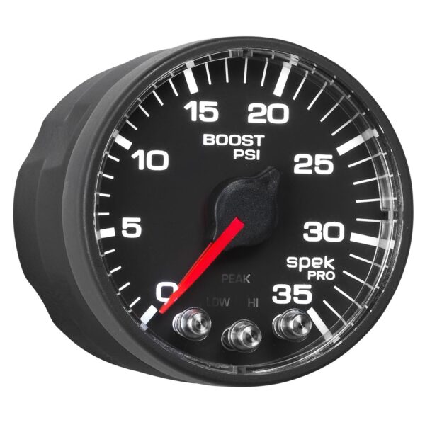 2-1/16 in. BOOST, 0-60 PSI, SPEK-PRO, SILVER/BLACK