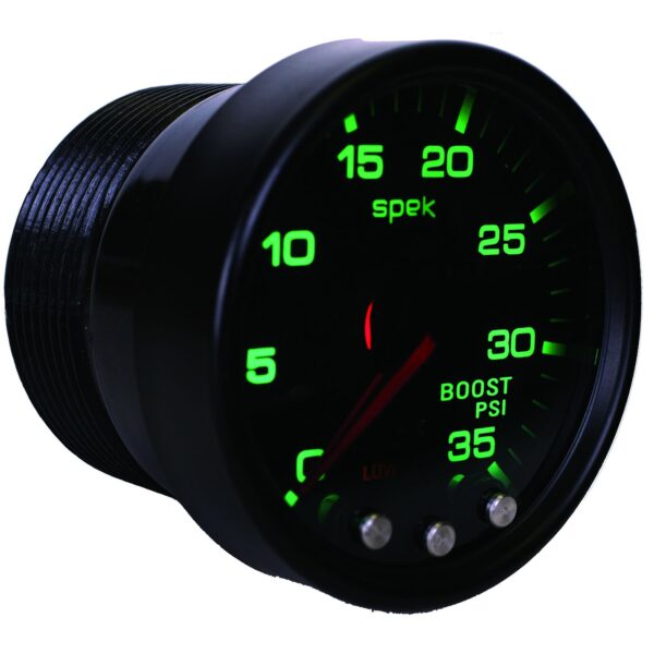 2-1/16 in. BOOST, 0-35 PSI, SPEK-PRO, BLACK/BLACK