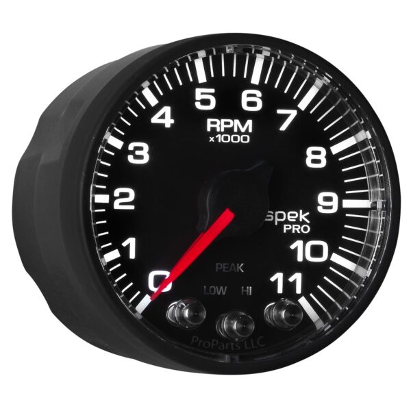 2-1/16 in. TRANSMISSION TEMPERATURE, 100-300 Fahrenheit, SPEK-PRO, BLACK/CHROME