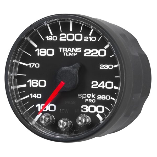 2-1/16 in. TRANSMISSION TEMPERATURE, 100-300 Fahrenheit, SPEK-PRO, BLACK/BLACK