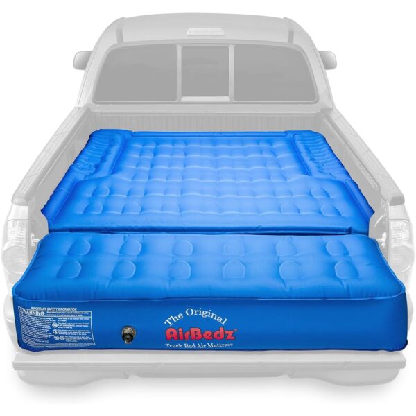 AirBedz by Pittman Outdoors - PPI 104 Full Size 5.5'-5.8' Short Bed with Built-in Rechargeable Battery Air Pump - The Original Truck Bed Air Mattress INCLUDES TAILGATE EXTENSION AIR MATTRESS