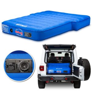 AirBedz XUV by Pittman Outdoors - PPI-BLU_XUV JEEP, SUV & Crossover Vehicle Rear Seats Down Air Mattress with Built-in Rechargeable Battery Air Pump - The Original Jeep/SUV Bed Air Mattress