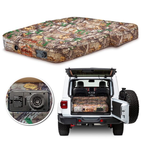 AirBedz XUV by Pittman Outdoors - PPI-CMO_XUV JEEP, SUV & Crossover Vehicle Rear Seats Down Air Mattress with Built-in Rechargeable Battery Air Pump - The Original Jeep/SUV Bed Air Mattress
