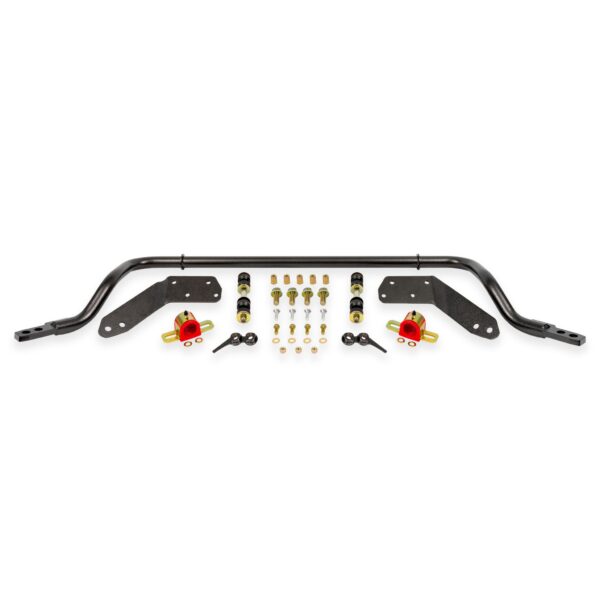 Sway Bar Kit with Bushings, Front, Hollow 1.25", 2-hole Adjustable