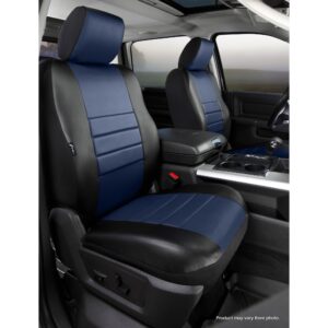 SL60 Series - Leatherlite Simulated Leather Custom Fit Rear Seat Cover- Blue