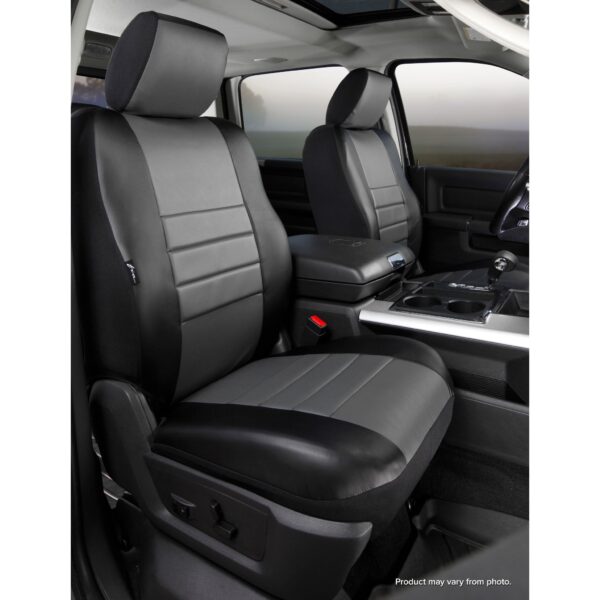 SL60 Series - Leatherlite Simulated Leather Custom Fit Rear Seat Cover- Gray