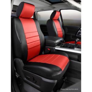 SL60 Series - Leatherlite Simulated Leather Custom Fit Rear Seat Cover- Red