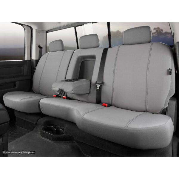 SP80 Series - Seat Protector Poly-Cotton Custom Fit Rear Seat Cover - Gray