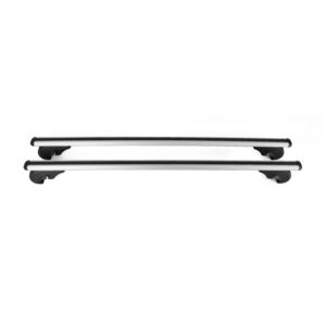 Roof Rack Cross Bars Luggage Carrier For Ford Bronco 2021-2024 Alu Silver 2 Pcs