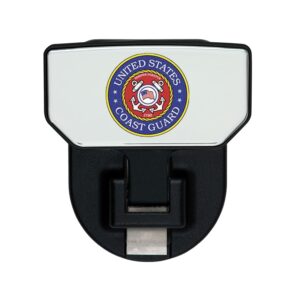 CARR  - 183202 - HD Universal Hitch Step; Fits 2 in. Receiver; Black; US Coast Guard; Single
