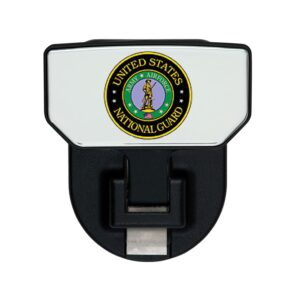 CARR  - 183232 - HD Universal Hitch Step; Fits 2 in. Receiver; Black; US Nat Guard; Single