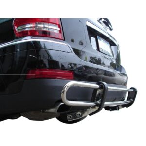 Double Tube Rear Bumper Guard Stainless Steel