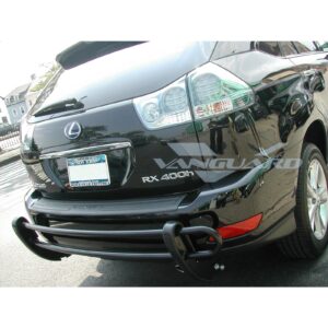 Double Tube Rear Bumper Guard Black Powdercoat