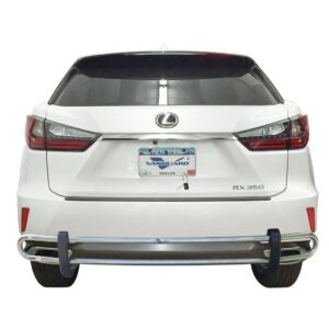 Double Tube Rear Bumper Guard Stainless Steel