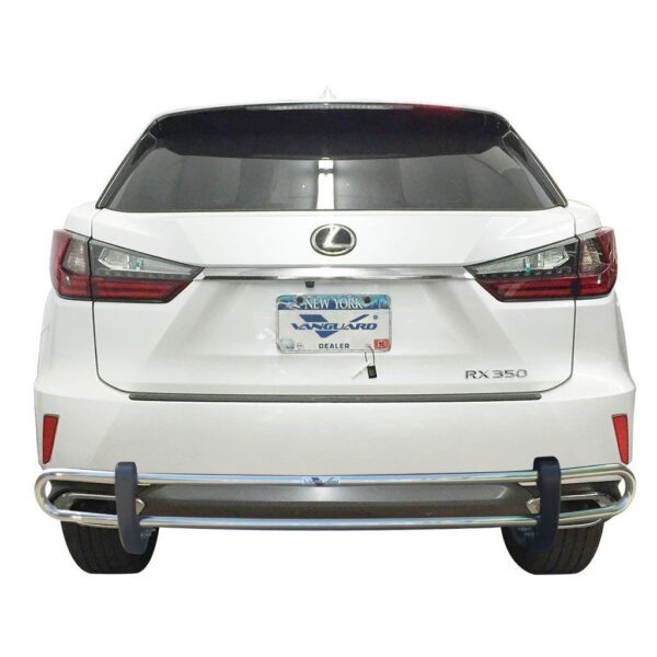 Double Tube Rear Bumper Guard Stainless Steel