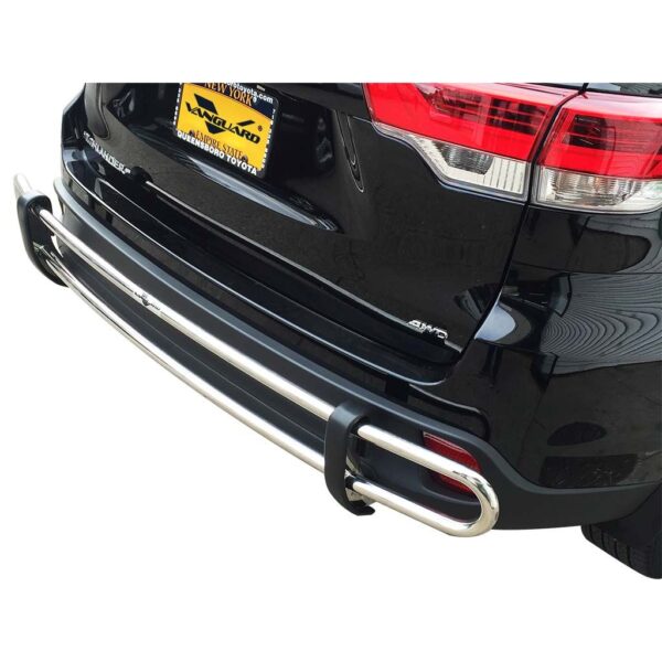 Double Tube Rear Bumper Guard Stainless Steel