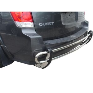 Double Tube Rear Bumper Guard Stainless Steel