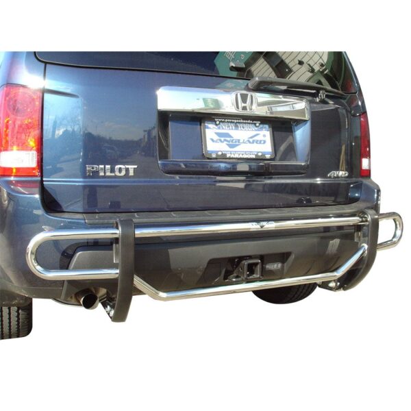 Double Tube Rear Bumper Guard Stainless Steel