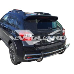 Double Tube Rear Bumper Guard Stainless Steel