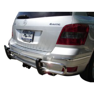 Double Tube Rear Bumper Guard Stainless Steel