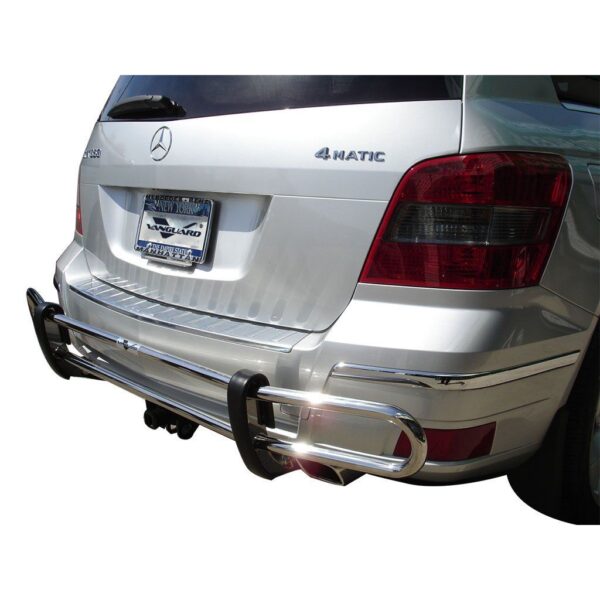 Double Tube Rear Bumper Guard Stainless Steel