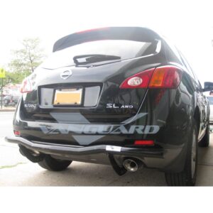 Single Tube Rear Bumper Guard Black Powdercoat