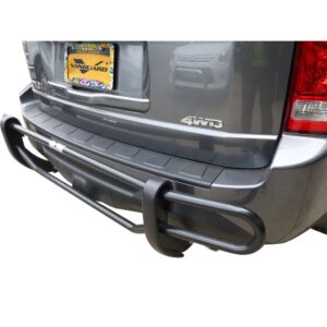 Double Tube Rear Bumper Guard Black Powdercoat
