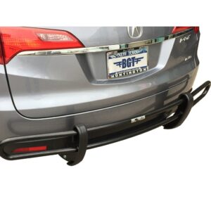 Double Tube Rear Bumper Guard Black Powdercoat