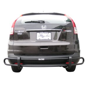 Double Tube Rear Bumper Guard Black Powdercoat
