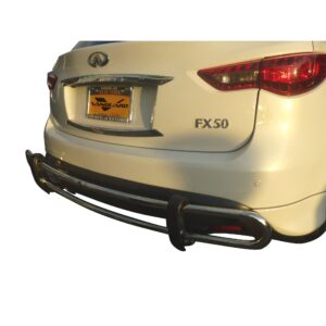 Double Tube Rear Bumper Guard Stainless Steel