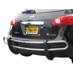 Double Tube Rear Bumper Guard Stainless Steel