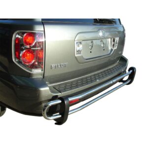 Double Tube Rear Bumper Guard Stainless Steel