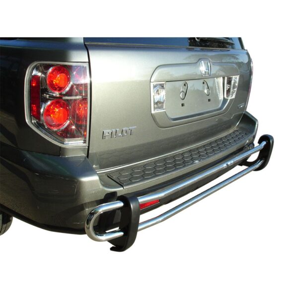 Double Tube Rear Bumper Guard Stainless Steel
