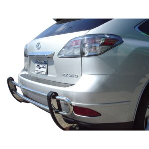 Double Tube Rear Bumper Guard Stainless Steel