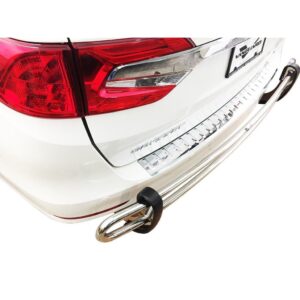 Double Tube Rear Bumper Guard Stainless Steel