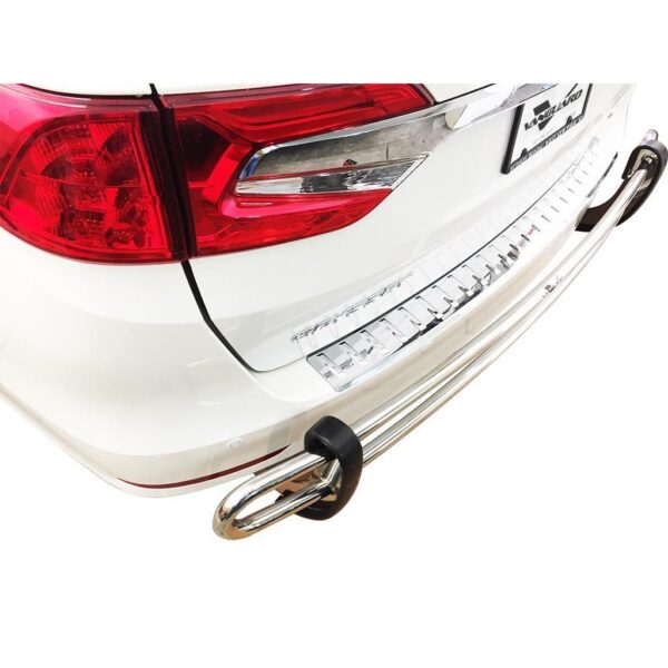 Double Tube Rear Bumper Guard Stainless Steel