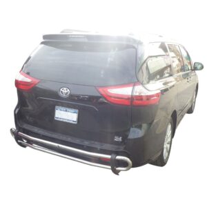 Double Tube Rear Bumper Guard Stainless Steel
